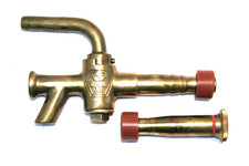 Messing-Zapfhahn"Diebels Alt"