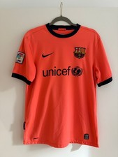 FC Barcelona Trikot Away Auswärts 2009/2010 Gr. M Orange Nike