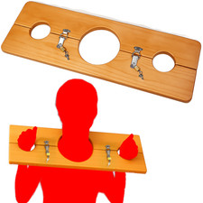 BDSM Bondage Holz Pranger Sklavenstuhl Sklavenhalsband Strafbock Sexspielzeug