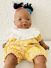 Sammelpuppe,  Puppe, Antonio Juan, spanische  Babypuppe  Dunkelhäutig , 27 cm