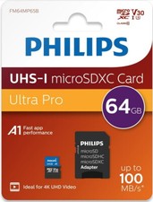 Philips Micro SDXC Karte 64GB