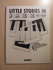 alte notenhefte Little Stories in Jazz for Piano Schott 18 tunes