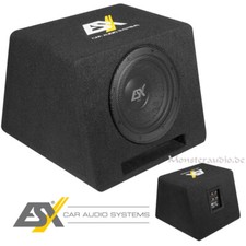 ESX 400 Watt 20cm Bassreflex Subwoofer Mini Bassbox Auto DBX108Q 