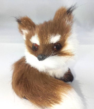 Dekofigur Figur Waldtiere Fuchs Kunstfell FakefurHerbst Winter Wald Wild