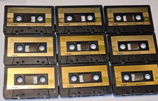 9x TDK SA-X 90 *Gold Version* MC Tape