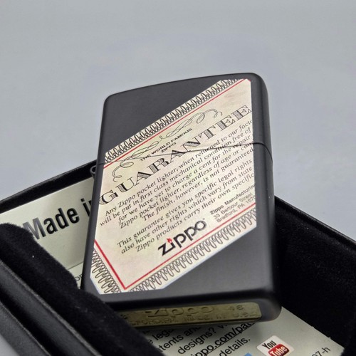 Zippo lifetime guarantee - zippo,