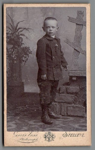 Cdv foto junge wohl - cdv,
