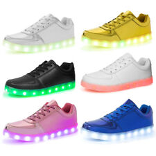 LED Leuchtende Glow Schuhe Bunte Sneaker Turnschuhe Blinkschuhe 35-46