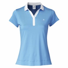 Daily Sports Golf Indra Poloshirt pazifisch blau/weiß kurzärmelig S-XL
