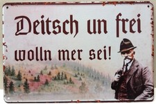 Blechschild anton günther - anton,
