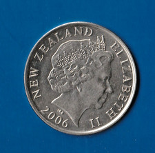 Münze   NEUSEELAND    50 Cent   2006   vernickelter Stahl  Schiff Sehr schön