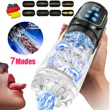 Elektrischer Masturbator Vibration Handfrei Cup Blowjob Sex Spielzeug für Männer