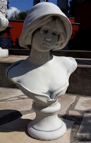 Steinfigur büste frau - büste, mit