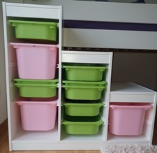 Ikea Stufenregal +9 Boxen für Kinder