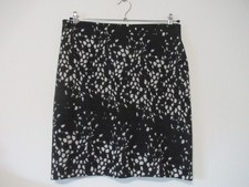 80/12 RIANI Damen Rock Gr. 42 schwarz stein Winter Winterrock Wollrock knielang