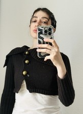 Vintage y2k cardigan with - vintage,