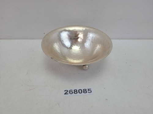 Obstschale metall versilbert - obstschale,