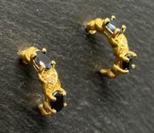 Ohrstecker  Saphir & Diamant