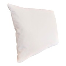 Weißes Leder Sofakissen Couch