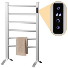 Badheizkörper Elektrisch Silber HANDTUCHWÄRMER Heizkörper Handtuchtrockner 100w