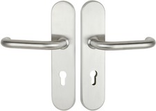 Schutzbeschlag Schutzgarnitur 92mm U-Form beidseitig Drücker Klinke Edelstahl 