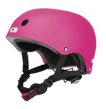 Safety Helm mit 6 LEDs Kinder Inlinerhelm Sicherheit Ventilationssystem Pink