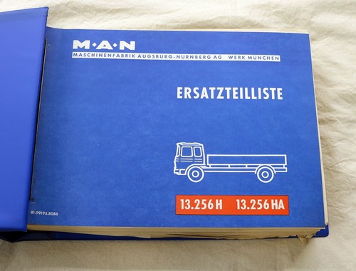 Ersatzteilliste man 256 - ersatzteilliste, h