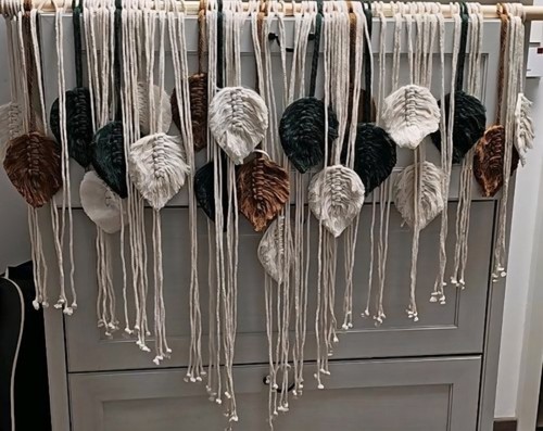 Makramee wandbehang mit - makramee,