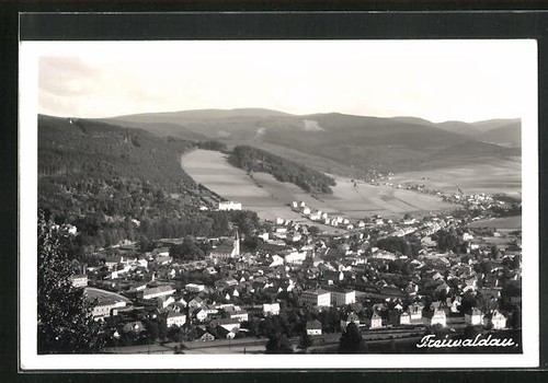 Ansichtskarte freiwaldau - ansichtskarte,