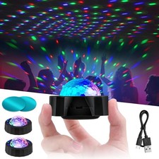 LED RGB Discokugel Strobe Laser Party Show Scheinwerfer Lichteffekt DJ Hochzeit