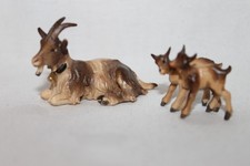 Krippenfigur Massiv  "Ziege m