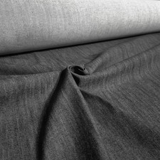 Jeans Stoff Baumwolle mit Elastan Schwarz Denim Hosen Jacken Röcke Bekleidung