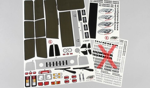 Dekorbogen für hummer h2 - für,
