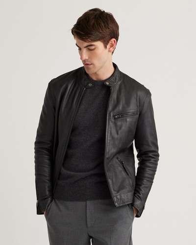 Echt leder jacke herren - jacke,