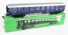 Märklin H0 4032 D-Zug Wagen mit Schlusslichtern 1. Klasse blau von 1961, mit OVP