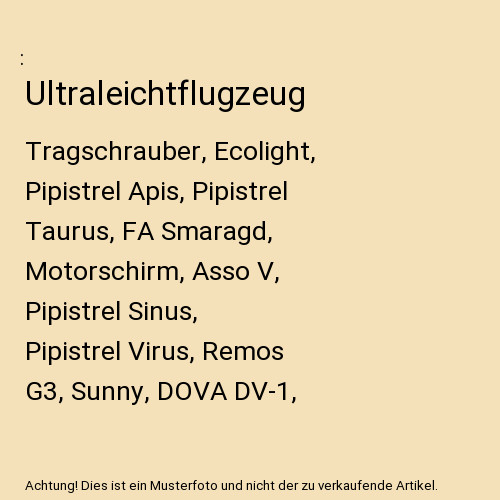 Ultraleichtflugzeug