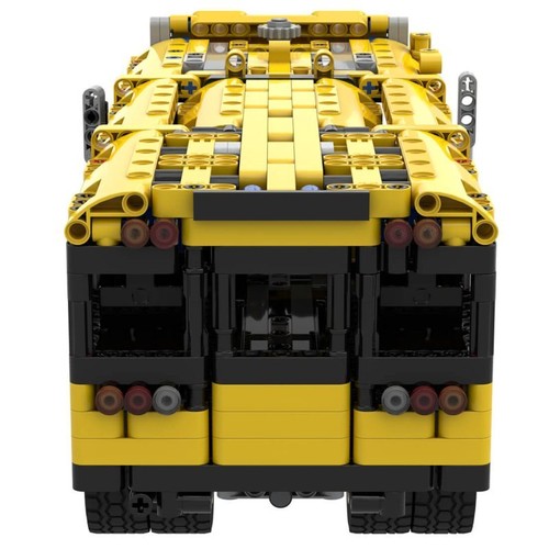 Old school bus moc - school,