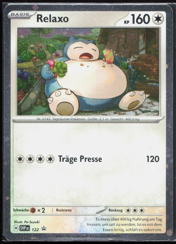 Pokemon relaxo svp black star - relaxo,