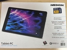 MEDION Lifetab P10610 WLAN LTE 32GB 10,1" Octa Core Schwarz in OVP