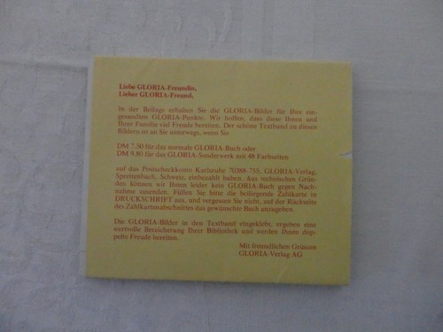 Gloria sammelbilder album - gloria,