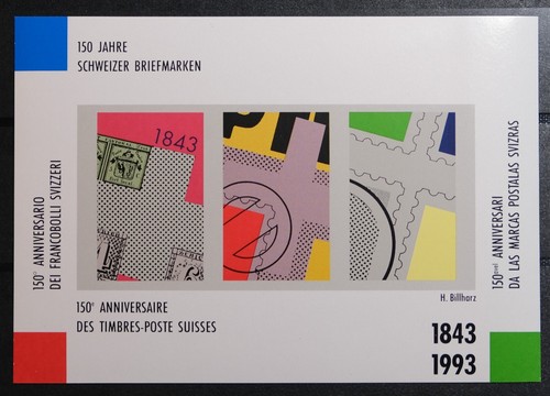 Schweiz vignettenblock 1993 - schweiz,
