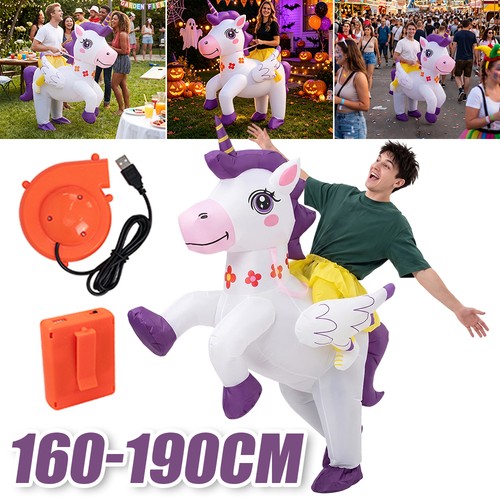 Kostüm aufblasbar einhorn - kostüm,