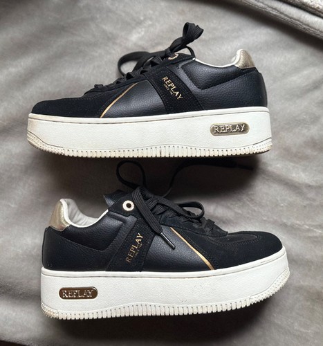 Replay plateau sneaker schwarz - replay,