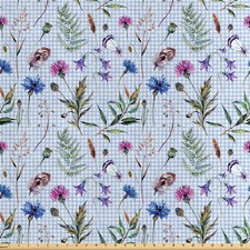 Distel Satin Stoff als