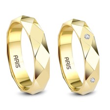 2 Gold Eheringe Trauringe