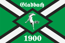 Aufkleber gladbach 1900 fahne - aufkleber,