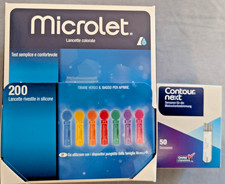 1 x 50 Stück Contour Next  Teststreifen  NEU  1 x 200 St  Microlet Lanzetten