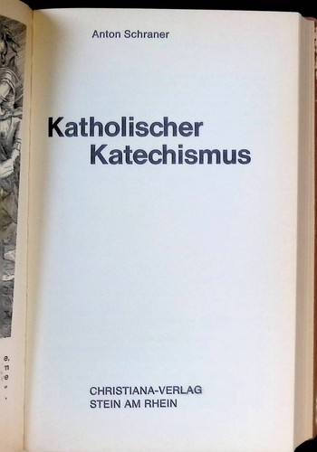 Katholischer katechismus - katholischer,