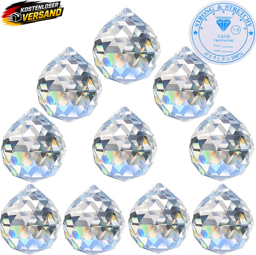 Kristallprismen kugeln 40mm - kristallprismen-kugeln,