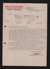 RUHLA, Brief 1938, Thiel & Schuchardt Metallwaren-Fabrik AG